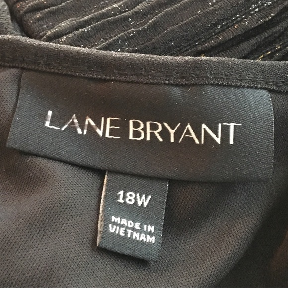 Lane Bryant Metallic Fitted Sheath Dress Crinkled - Picture 5 of 6